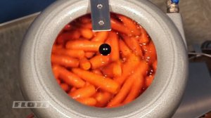 Машина для чистки овощей FLOTT ZS10  Чистка моркови