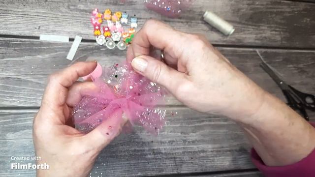 Бантики для волос, своими руками за 10 МИНУТ! смотреть онлайн