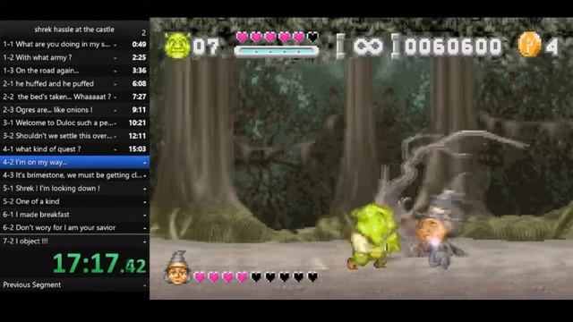 Shrek Hassle at the castle speedrun Story mode (advanced) in 36min26s смотреть онлайн