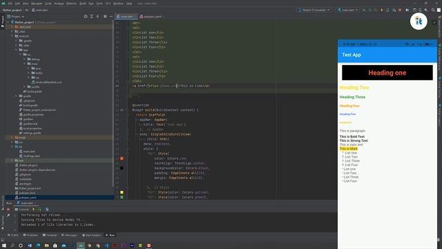 How to use Flutter HTML tag and CSS Style | Flutter Html package смотреть онлайн