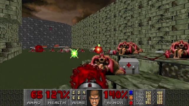 Doom II - Emerald Isles (Fast Ultra-Violence 100%) смотреть онлайн