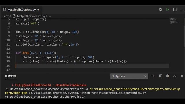 Python Graphics in Matplotlib | Hypotrochoid смотреть онлайн