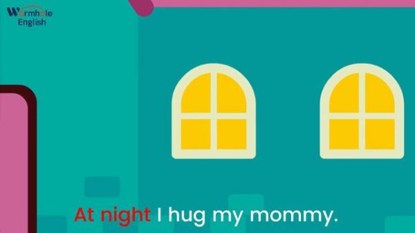 What Do You Do At Night_ _ Evening And Night _ Wormhole English - Songs For Kids