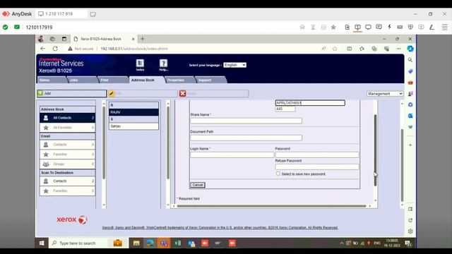XEROX B1025, How to install And Create Scan folder смотреть онлайн