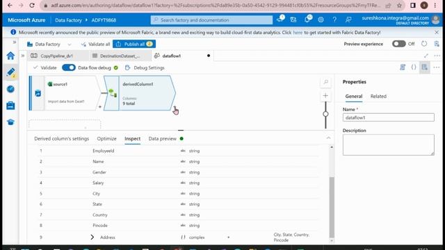 Azure Data Factory Derived-Column Transformation and Select Options Part-4 смотреть онлайн