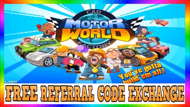 FREE *REFERRAL CODE* EXCHANGE - Motor World Car Factory смотреть онлайн