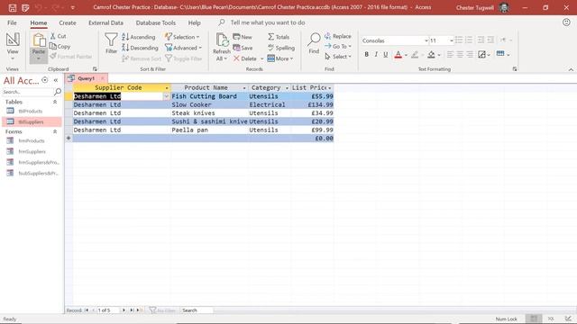 Create a Multiple Table Query in MS Access | | The Introduction to MS Access Course смотреть онлайн