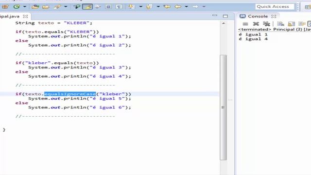 Aula 05 Java - Comparar String com String, Conversão e métodos - Kleber Magalhães - João Pessoa-Pb. смотреть онлайн
