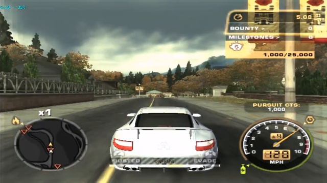 Прохождение режима погони, 2 часть (Need for speed most wanted) смотреть онлайн
