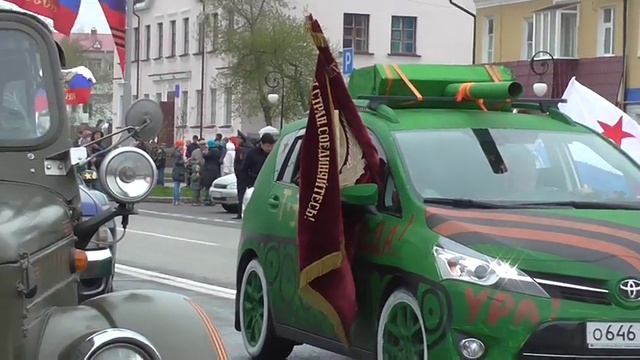 Ишим автопарад 70 лет Победы - 2 смотреть онлайн