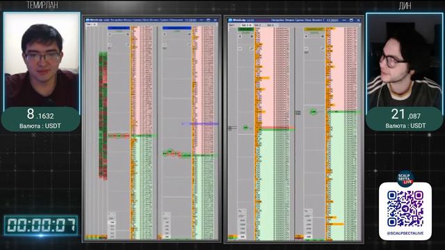 SCALPING CUP🔥ПЕРВЫЙ ТУРНИР СКАЛЬПЕРОВ | ДИН VS. ТЕМИРЛАН | SCALPSECTA | #СКАЛЬПИНГ