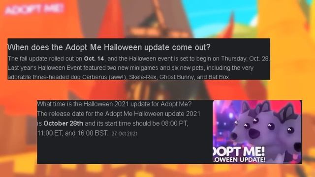 This OFFICIAL Adopt Me Halloween Update Is INSANE! (Halloween Update 2022 Roblox) смотреть онлайн