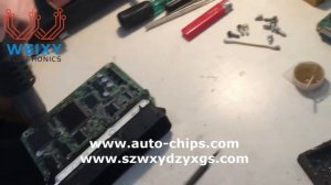 How to repair Volvo S40 ECU idle throttle valve failure, and the tutorial to soldering an IC