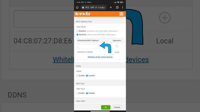 How To Add Wifi Mac Address In Router #tenda #macaddress #wifi #setting ?