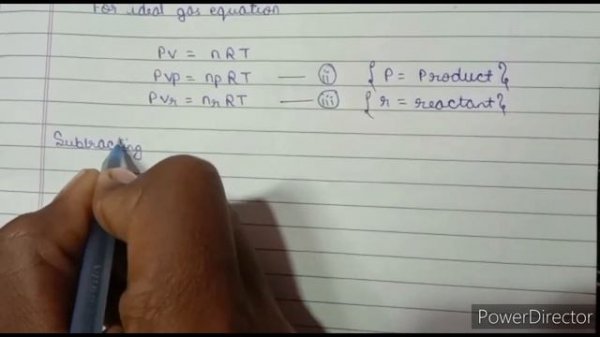 Relation between delta H and delta U