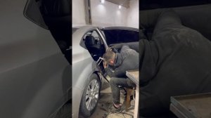 Работа со споттером NORDBERG WS6. Устраняем сложную вмятину