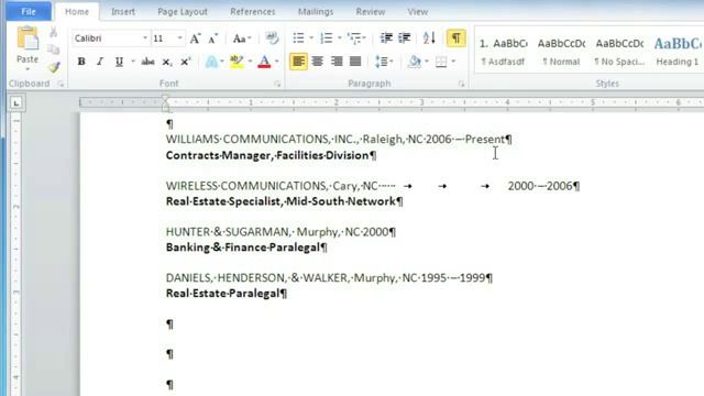 Word 2010 Indent and Tabs смотреть онлайн