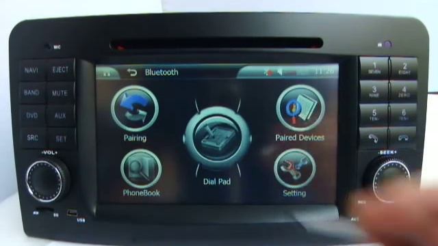 Mercedes-Benz ML350 DVD Player ML350 GPS Navigation Head Unit смотреть онлайн