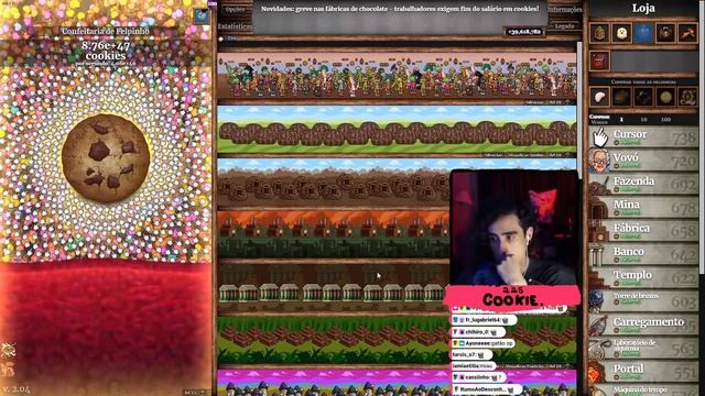 Felps voltando ao COOKIE CLICKER ? | #1 смотреть онлайн