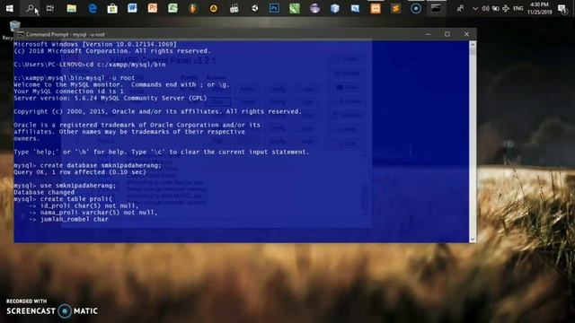 How To Create Database In MySQL Using Command Prompt (CMD) смотреть онлайн