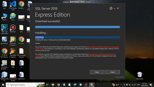 Download and install SQL Server and SQL Server Management Studio in Urdu/Hindi Part 2 смотреть онлайн