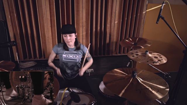 Slipknot - Before I Forget (drum cover by Vicky Fates) смотреть онлайн
