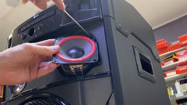 Замена динамика LG XBOOM OM7550K ремонт смотреть онлайн