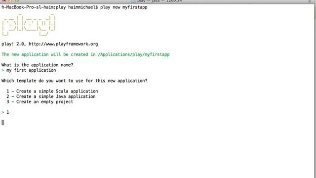 Creating New Application using Play смотреть онлайн