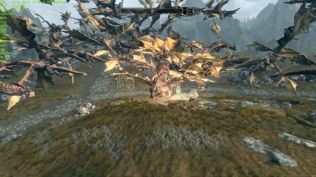 Skyrim 100 Dragon CPU bottle neck GPU :lmao: смотреть онлайн