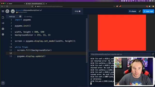 How to do movement in Pygame || Pygame Basics Part 1 смотреть онлайн