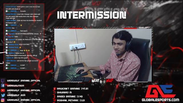 Werewolf Gaming Live Stream India Powered by GE • CSGO faceit done now PUBG* WerwolfX • WerwolfX смотреть онлайн