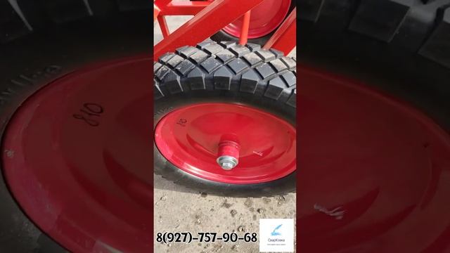 Усиленная строительная тачка самосвал. Двухколёсная тачка. Тачка своими руками. смотреть онлайн