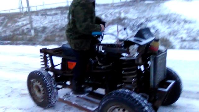 самодельный квадрацыкал из оки