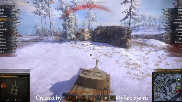 WOT: Arctic Region - Object 268 - 7 frags - смотреть онлайн