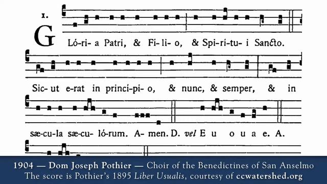1904 Recording, Dom Pothier directs the Choir of the Benedictines of San Anselmo смотреть онлайн