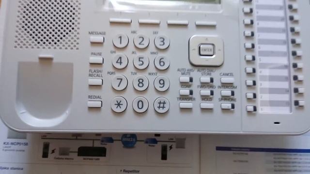 KX DT543 Panasonic KX DT543 Proprietary Telephone Telefon za centrale смотреть онлайн