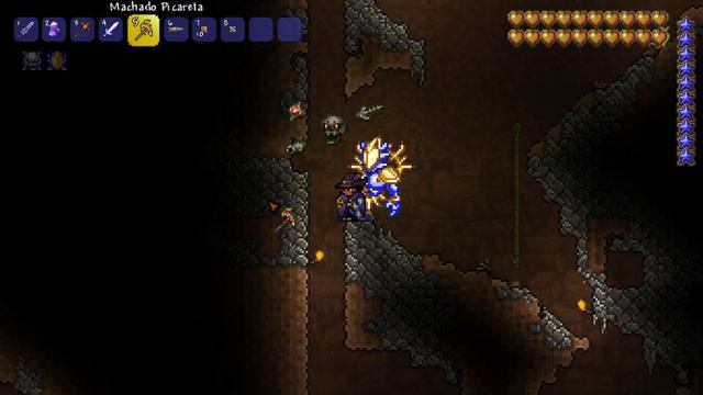 Terraria Qual a Diferença Entre a DRAX e Pickaxe Axe (Machado Picareta) 1.4 смотреть онлайн