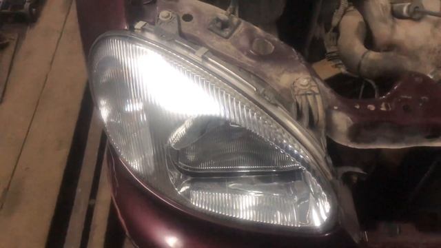 Как снять передние фары на автомобиле Chevrolet Lanos