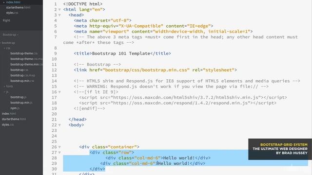 004 Understanding the Bootstrap Grid System смотреть онлайн