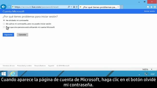 Cómo restablecer su contraseña en Microsoft Windows 8 | HP Computers | HP Support смотреть онлайн