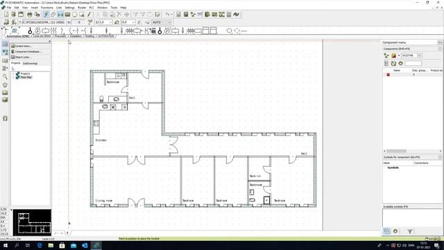 Tutorial: Import PDF floor plan drawings to PC|Automation and add symbols. смотреть онлайн