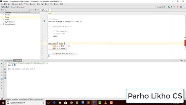 Kotlin Programming Tutorial For Beginners Functions смотреть онлайн