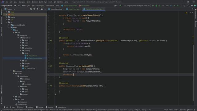 Minecraft 1.19 Forge Modding Tutorial | PLAYER CAPABILITY | #16 смотреть онлайн