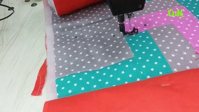 лоскутное одеяло очень простое для начинающих Patchwork смотреть онлайн