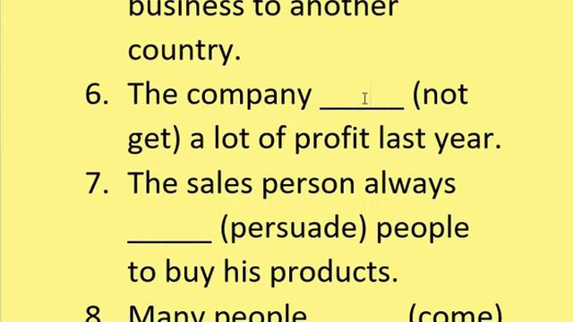 10 present simple vs past simple exercises смотреть онлайн