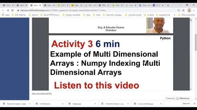 Arrays in Python 2 смотреть онлайн