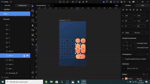 Lunacy ile android hesap makinesi arayüz tasarımı yapmak смотреть онлайн