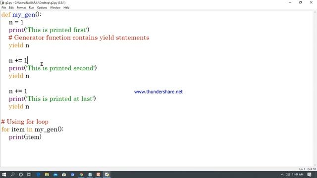 #35 Generators in python with demoHow to use generatorsinpython#tutorial for absolutepythonbeginner смотреть онлайн
