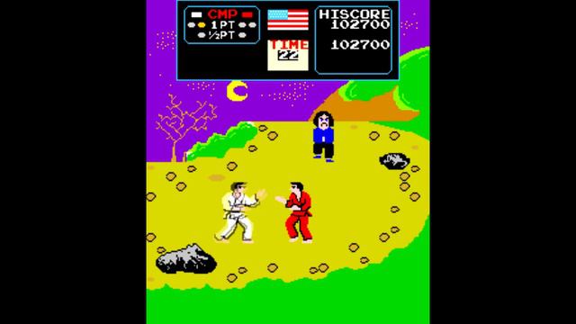 Karate Champ [Arcade] (1984) Data East USA {US VS version, alternate set 2} смотреть онлайн