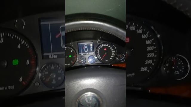 Туарег 2.5, запуск в мороз. смотреть онлайн